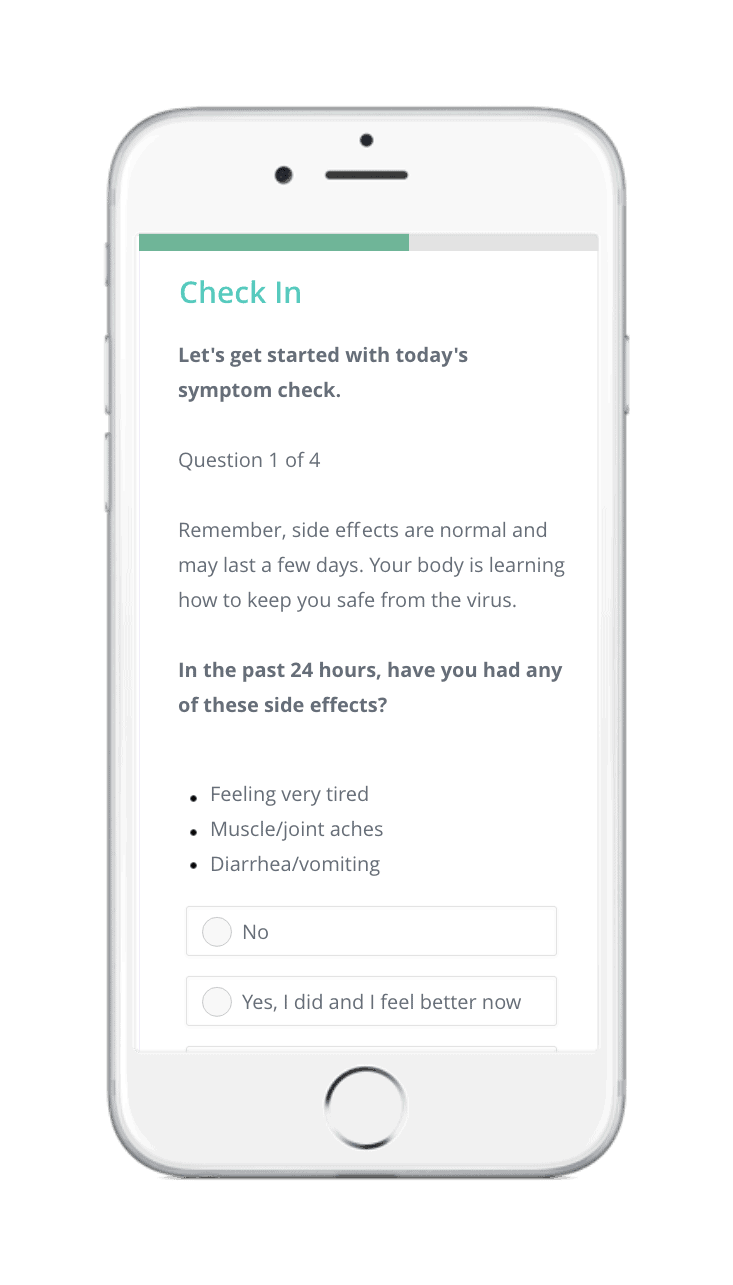 GetWell Loop Vaccine Loop Interface GetWell Loop Vaccine Loop Interface